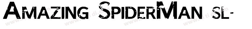 Amazing SpiderMan sl字体转换